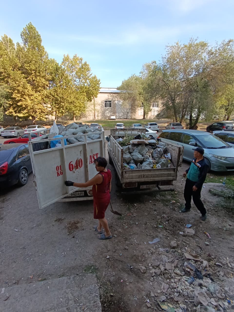 Два Портера на объекте